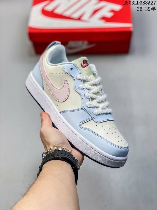 100 nike耐克夏季Court Borough运动鞋休闲鞋板鞋Hm3722-141 尺码：见图 03Ld388A27