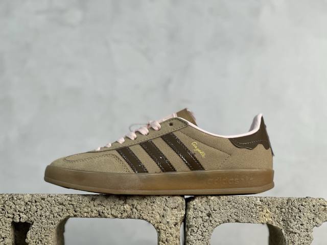 r版200 放店私 ad Originals Gazelle Indoor Jr8028 三叶草复古休闲防滑耐磨低帮板鞋 尺码：35 36 36.5 37 38