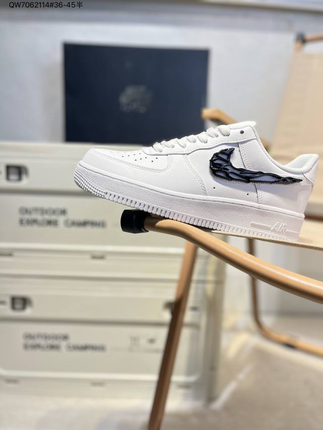 180 nk Air Force 1 Low 空军一号低帮休闲板鞋 原厂冲刀皮料切割干净 无任何毛边 打造纯正空军 全掌内置蜂窝气垫 原盒配件 原厂中底钢印、拉
