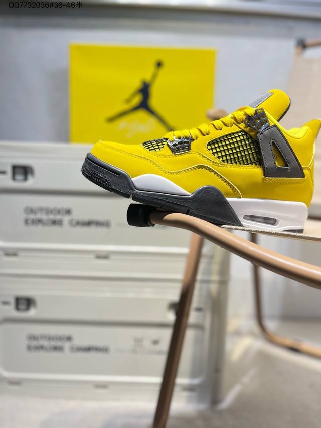 140 工厂套现清仓 头层特价外贸专供 补货首选速度Air Jordan 4 Se “University Blue”白奥利奥 乔丹Aj4中帮休闲运动篮球鞋 只