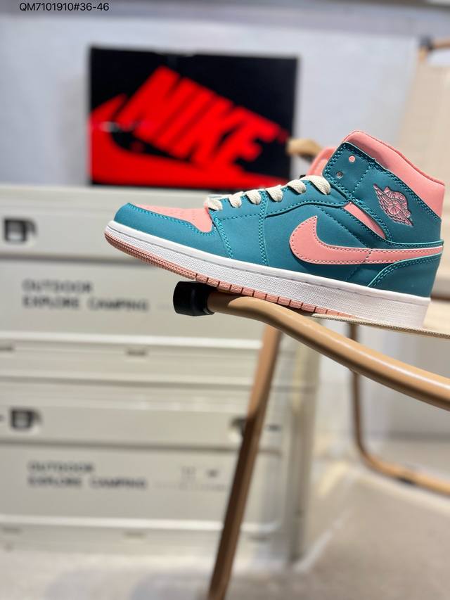 130 air Jordan 1 Mid Aj1中帮系列篮球鞋 官方同步配色Dm9036 Qm7101910#36-46