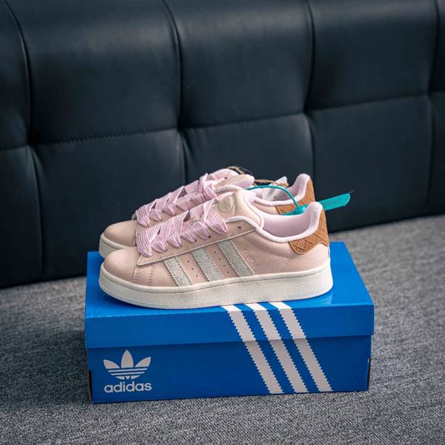 200 核心私 adidas Originals Campus 00S 学院系列面包风经典复古低帮百搭休闲运动板鞋 货号：Ih3280 尺码：36 36.5 3