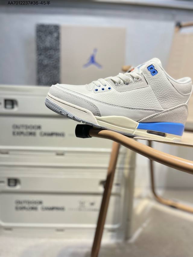 290 air Jordan Aj3 Retro 原纸板楦头开发 超正三代版型 全头层皮料加持质感十足 良心之作 质量价格吊打同等价位版本 高端市场战斗机 元老