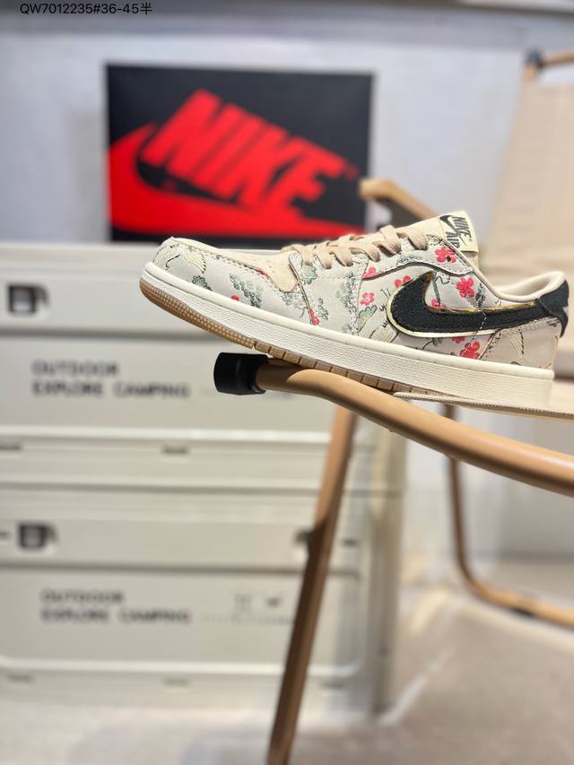180 公司级头层皮乔丹Air Jordan 1 Low Aj1低帮系列篮球鞋 官方同步配色 原装级产物 #拒绝公底 立体鞋型 细节完美 高清洁度Hv8293