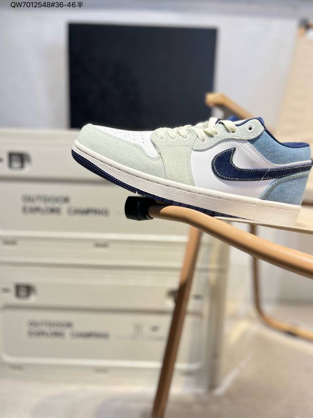 180 公司级头层皮乔丹Air Jordan 1 Low Aj1低帮系列篮球鞋 官方同步配色 原装级产物 #拒绝公底 立体鞋型 细节完美 高清洁度Ih0648