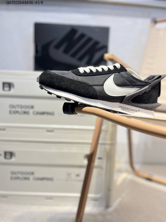 160 fragment Design X Sacai X Nk Ldwaffle 联名重叠设计前卫华夫变形休闲慢跑鞋 货号 Bv4594 Qa7012544#