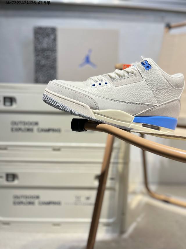 260 air Jordan 3 Retro "Fear Pack" 恐惧原装私磨 原厂织唛标 顶级电绣 进口头层皮 原厂乳胶鞋垫 致力打造精致。鞋身整体以深灰