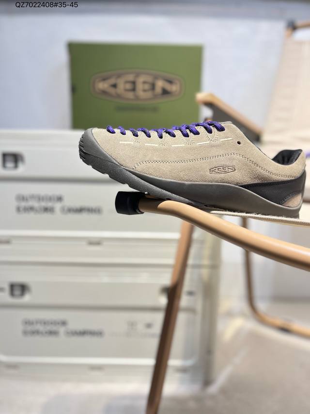 170 美国人气户外品牌-科恩Keen Jasper Rocks Sp贾斯珀都市系列复古低帮系带户外风露营徒步登山运动训练鞋 原楦型开发纸版#采用固色翻毛皮鞋面