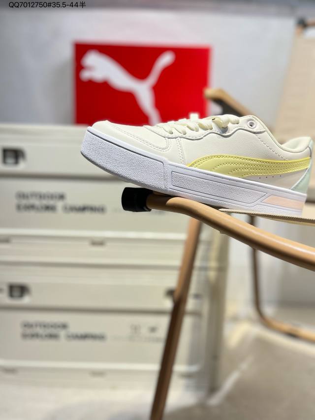 140 puma彪马男女Skye新款经典复古厚底增高小白鞋情侣休闲板鞋374764 Qq7012750#35.5-44半