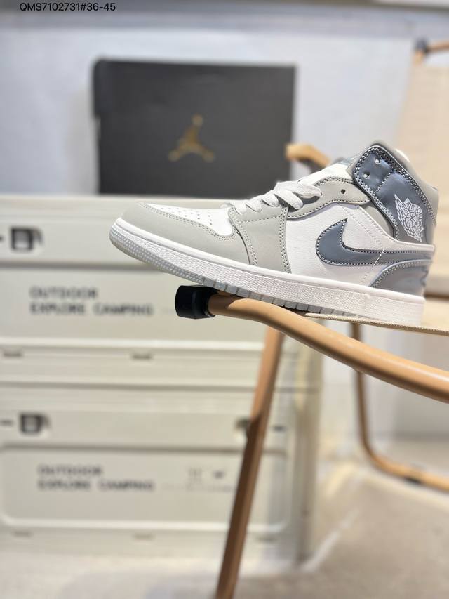 140 air Jordan 1 Mid Aj1中帮系列篮球鞋 官方同步配色Hf3216 Qms7102731#36-45