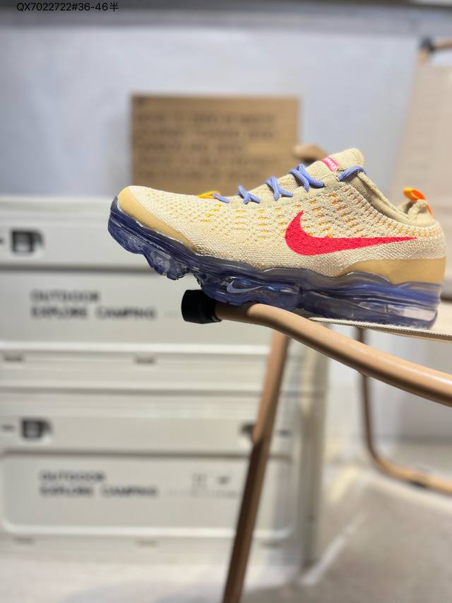 210 耐克Nk Vapormax 2023 Flyknit 耐克2023飞织透气休闲全掌大气垫跑鞋 货号：Dv1678 Qx7022722#36-46半