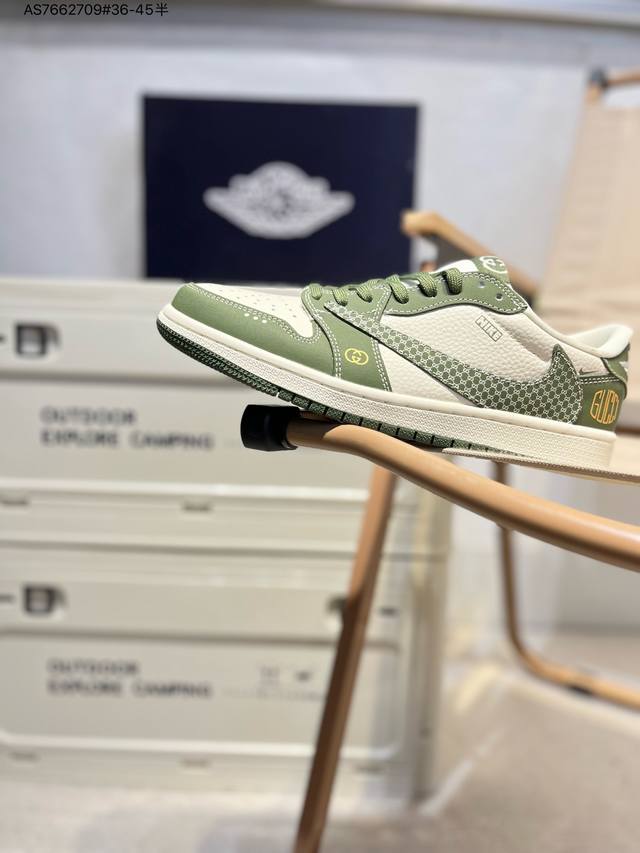 330 公司级头层皮乔丹Air Jordan 1 Low Aj1低帮系列篮球鞋 官方同步配色 原装级产物 #拒绝公底 立体鞋型 细节完美 高清洁度Ld2025