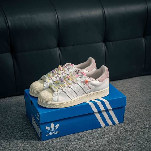 170 核心私 阿迪达斯Adidas三叶草 Originals Superstar贝壳头系列低帮经典百搭休闲运动板鞋 货号：If1802 尺码：36 37 37