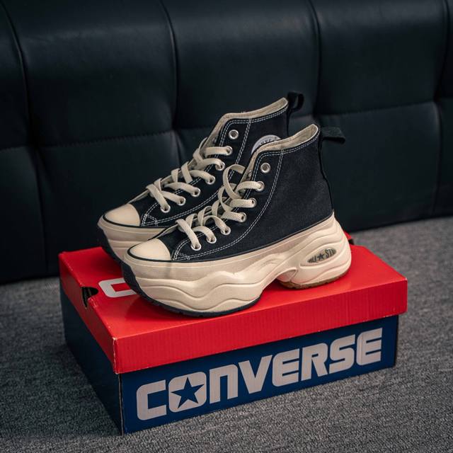 210 核心私 converse匡威日系 正确大底Surgetrainer React2.0 复刻大厚底 轻量化升級摆脱重量负担的大厚底完全是夸张复古厚底像是注