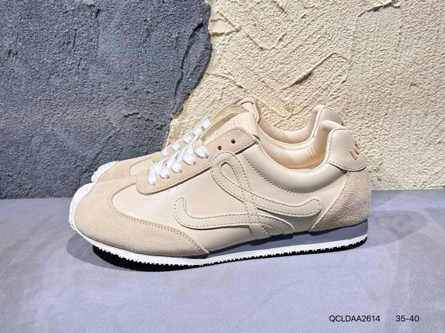 250 #新品上市实拍 配件丢失扣10 罗意威Loewe Ballet Runner 2.0 Sneakers 芭蕾舞2.0系列阿甘复古风德训薄底百搭休闲运动鞋