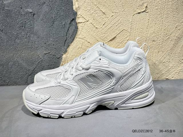 170 新百伦New Balance Mr530 复古老爹风网布跑步休闲运动鞋 采用硬质牛剖革组合透气网眼布鞋面材质 独立3层组合大底私模 正确独立中底嵌入Ab