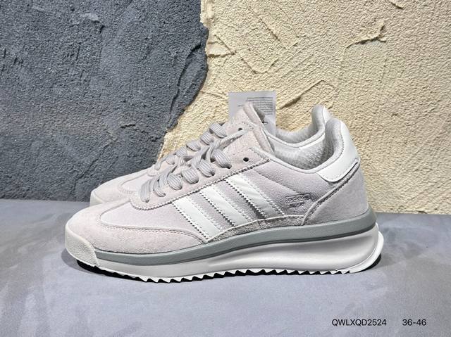 160 ad Originals Sl 72 Rtn Jq0957 3411阿迪经典复古慢跑鞋 鞋款采用舒爽尼龙鞋面、绒面革饰面和皮革细节等设计。与此同时，搭载
