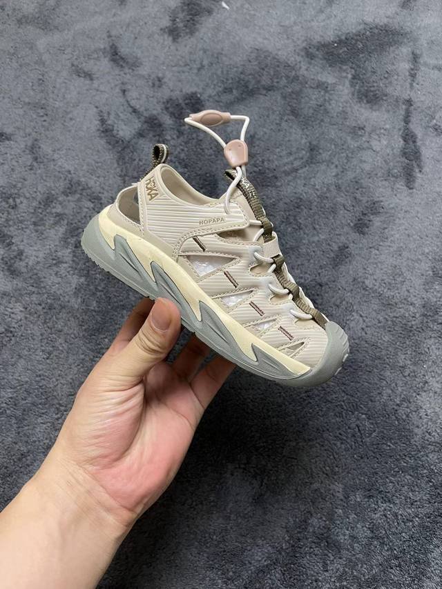 hoka包头凉鞋140 hoka徒步机能防滑登山越野户外运动溯溪鞋 hopara霍帕拉系扣造型男女童小众夏款沙滩凉鞋 夏季韩版防滑软底透气休闲超轻便沙滩鞋涉水鞋