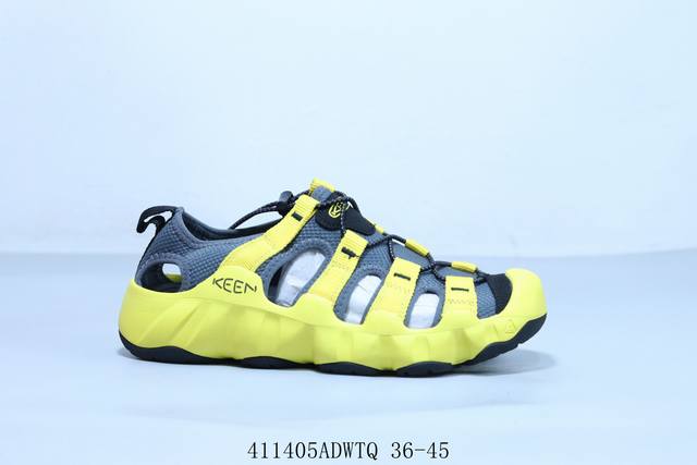 Keen Uneek Flat-M 平底编织弹力穿搭涉水休闲户外凉鞋 货号 1026686 411405Adwtq 36-45