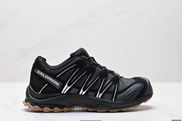 公司级Salomon Xa Pro 3D Suede 萨洛蒙户外越野跑鞋 鞋面采用Sensifit贴合技术 全方位贴合包裹脚型 鞋跟部鞋底牵引设计 提供强大的抓
