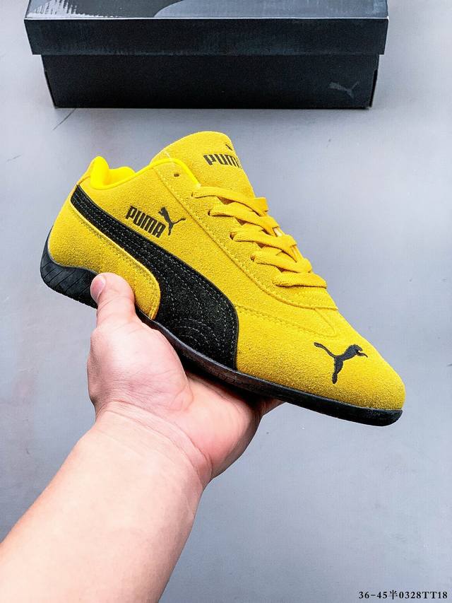 Puma Speedcat The Open Yy彪马 防滑耐磨时尚运动休闲鞋 支持侧踏时的踏步工作 即使在健身房等使用环境中也能确保透气性 像吸盘一样的设计是