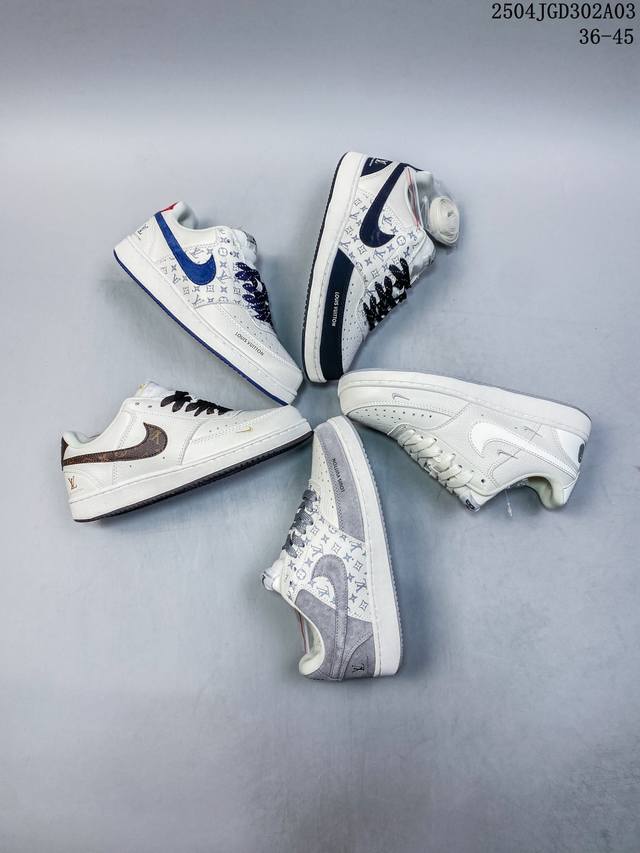 Nike Court Vision Low 休闲运动板鞋 低帮百搭透气休闲运动板鞋，经典耐用的设计，兼顾舒适脚感和出众风范，演绎匠心之作。结构性的支撑贴合感结合