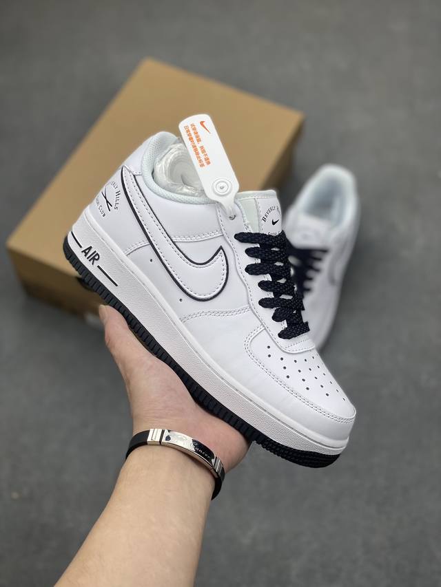 海外限量发售 公司级 Nike Air Force 1 Low “Sushi Club”黑白 经典空军一号低帮休闲板鞋 3M反光 原楦头原纸板 纯正空军版型 内