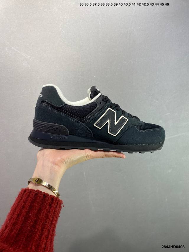 公司级Nb新百伦New Balance U574 低帮复古休闲运动慢跑鞋 纯原版本版本 采用猪巴革组合网织物鞋面材质 全新4层组合独立私模大底 官方货号: Ml