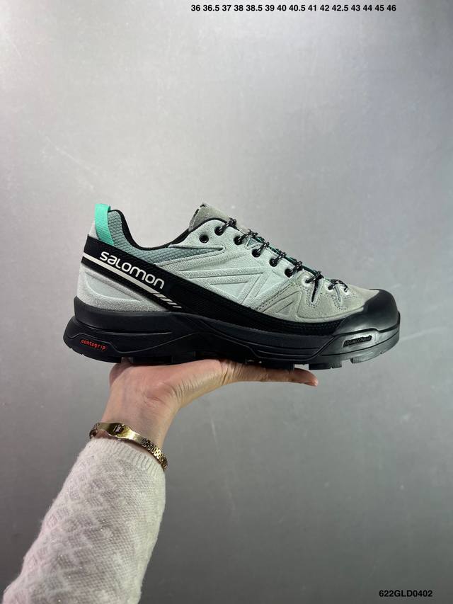 公司级Salomon Xa Pro Xt-6 Ft萨洛蒙户外越野跑鞋 鞋面采用Sensifit贴合技术 全方位贴合包裹脚型 鞋跟部鞋底牵引设计 提供强大的抓地性