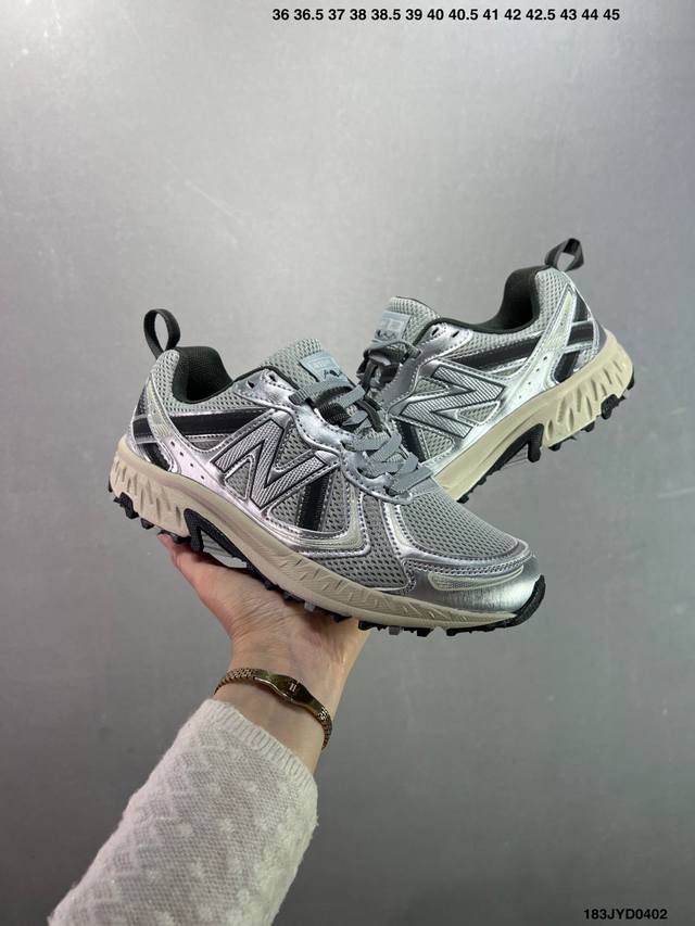 公司级新百伦Nb New Balance Nb Wt410Ck5 浅灰银 复古运动跑步鞋男女增高老爹鞋 货号:Mt410Sa5 尺码:36 36.5 37 37