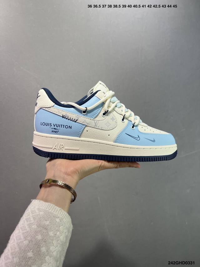 公司级 Nike Air Force 1 Low’07 空军一号低帮休闲板鞋 定制皮料 原楦原纸板 纯正空军版型 内置全掌气垫 货号：男 Cw2288-114