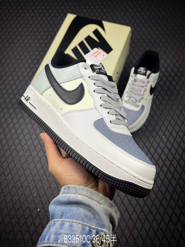 C 公司级Nike Air Force 1‘07 原楦头原纸板 打造纯正低帮空军版型 专注外贸渠道 全掌内置蜂窝气垫 原盒配件 原厂中底钢印、拉帮完美 货号:G