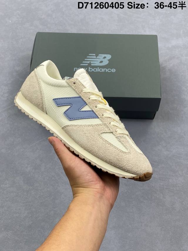 公司级New Balance Nb 471系列 织物牛剖层革 复古时尚 防滑耐磨低帮 生活休闲鞋 货号:U471Aa 尺码:36 37 37.5 38 38.5