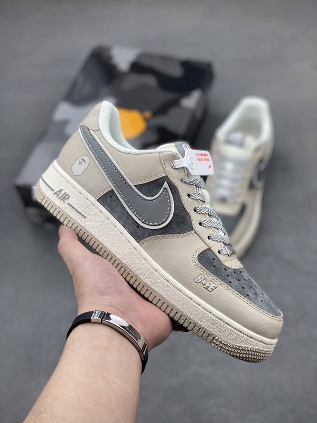 海外限量发售！公司级Nike Air Force 1 '07 Low 空军一号 低帮 运动鞋 休闲鞋 折边针车 工艺难度大 原楦头原纸板 原装鞋盒 定制五金配件