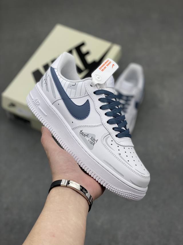 工厂P套现 福利特价 原本地240版本 Nike Air Force 1 Low 07 三角函数 原楦头原纸板 打造纯正低帮空军版型专注外贸渠道 全掌内置蜂窝气