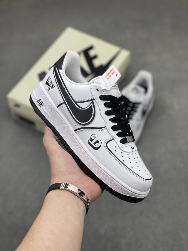 工厂P套现 福利特价 原本地240版本 Nike Air Force 1 '07 Low 空军一号低帮休闲板鞋 原楦头原纸板 清洁度完美 全掌内置蜂窝气垫 中底