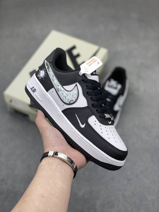 工厂P套现 福利特价 原本地240版本 Nike Air Force 1 '07 Low 空军一号低帮休闲板鞋 原楦头原纸板 清洁度完美 全掌内置蜂窝气垫 中底