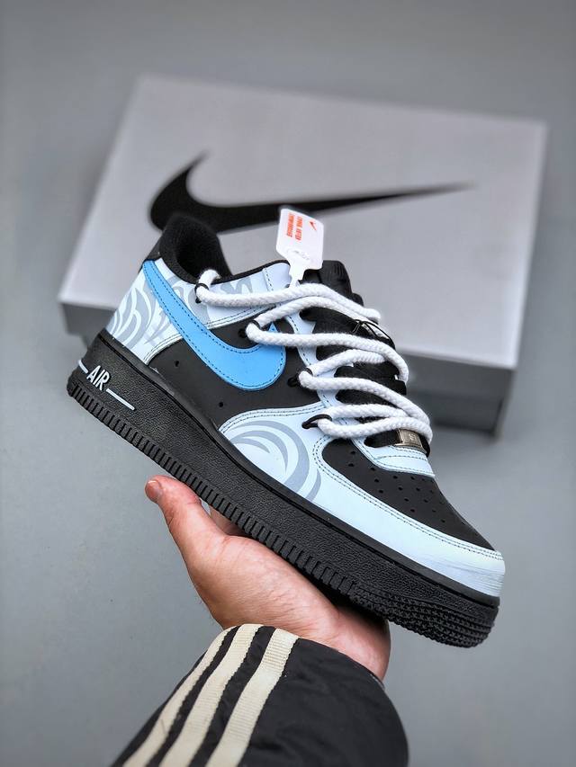 Nike Air Force 1'07 Low 蛇影 空军一号绑带低帮休闲板鞋 Zh0316-065 #定制皮料 定制鞋盒 配件齐全 原楦原纸板 纯正空军版型