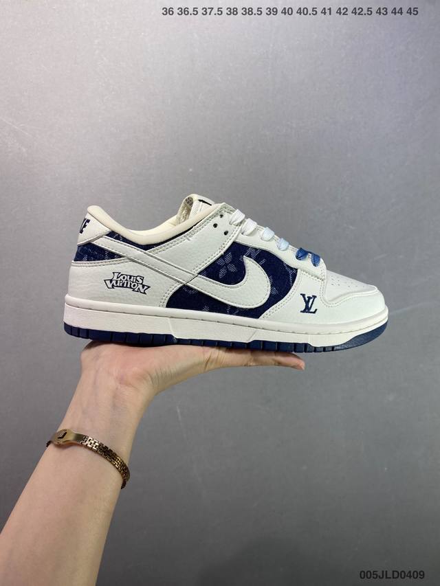 公司级Nk Dunk Low Retro 联名 周年高端定制 低帮休闲板鞋 #定制鞋盒 大厂纯原品质出货 超高清洁度 皮料切割干净无任何毛边 细节完美 货号：X