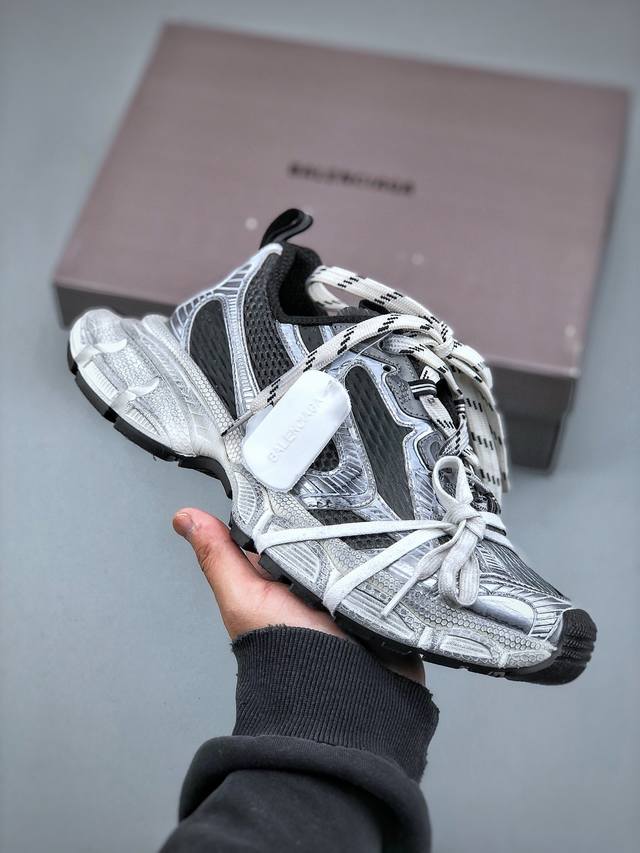 Good版本 法国高端奢侈品牌-巴黎世”家Balenciaga 3Xl Sneakers 3+系列低帮复古阔型底姥爹风潮流百搭休闲慢跑鞋 Balenciaga全
