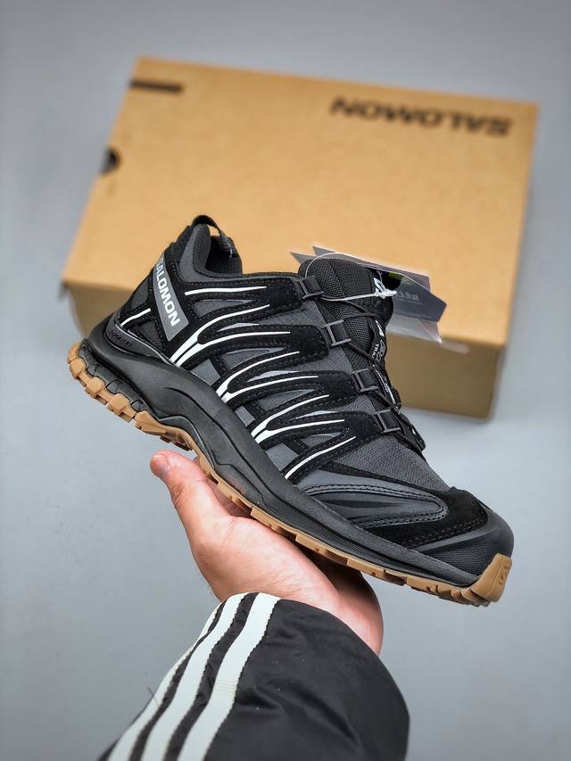 Salomon Xa Pro 3D Adv 萨洛蒙户外越野跑鞋 #鞋面采用Sensifit贴合技术 全方位贴合包裹脚型 鞋跟部鞋底牵引设计 提供强大的抓地性能
