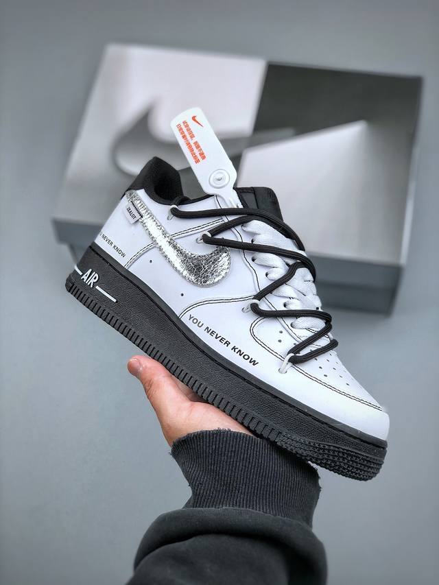 Nike Air Force 1'07 Low 破斧沉舟 空军一号低帮休闲板鞋 Zh0316-066 #定制皮料 定制鞋盒 配件齐全 原楦原纸板 纯正空军版型