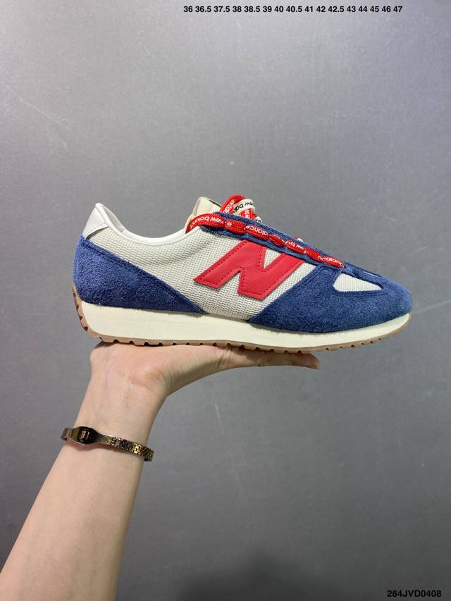 公司级New Balance U471Aa Nb新百伦织物牛剖层革春夏薄底鞋防滑耐磨平衡轻便低帮生活休闲鞋 原档数据独立私模大底 唯一正确三层组合大底 特高弹切