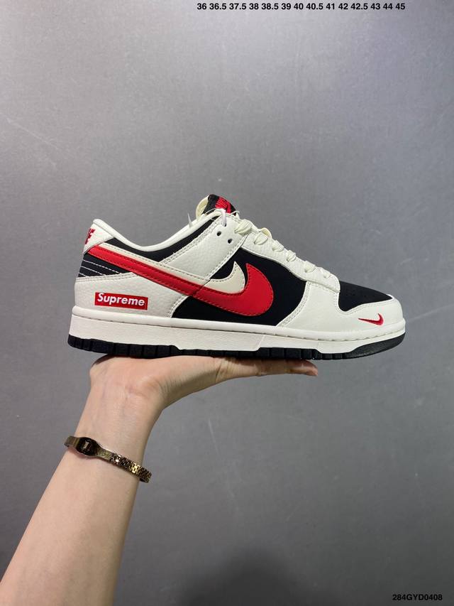 公司级Nk Dunk Low Retro Diy高端定制 Mlb印字白黑 低帮休闲运动板鞋 原装头层材料 用料绝不含糊 独家版型蒸餾加工帶來的是更好的视觉和脚感