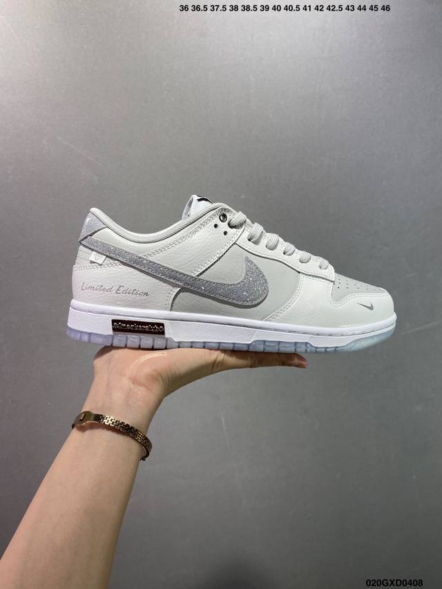 公司级Nk Dunk Low 定制配色 大厂出品 极力推荐 原装头层材料 独家版型蒸餾加工帶來的是更好的视觉和脚感体验大厂纯原品质出货 清洁度 电绣工艺 皮料切