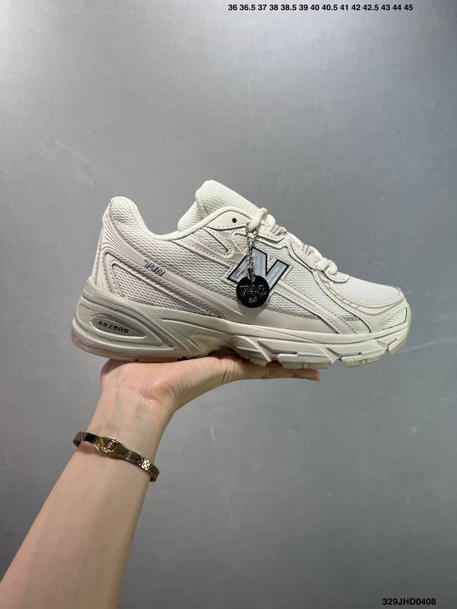 公司级新百伦中古跑鞋 New Balance 740系列新百伦 潮流男女运动鞋 Nb740跑步鞋透气鞋复古潮鞋 货号:U740Gr2 尺码:36 37 37.5