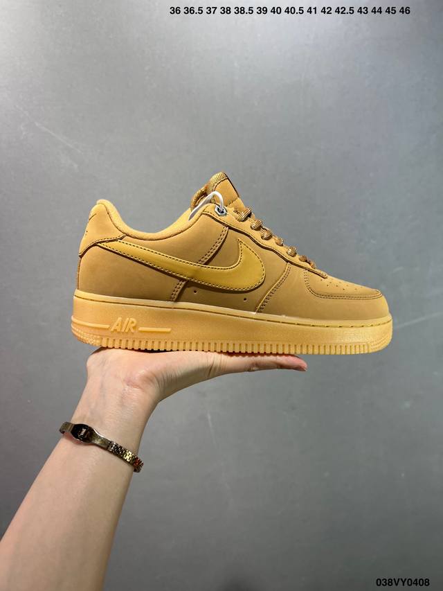 Nike Air Force 1 Low’07 空军一号低帮休闲板鞋 定制皮料 原楦原纸板 纯正空军版型 内置全掌气垫 货号：男 Cw2288-114 女 Dd