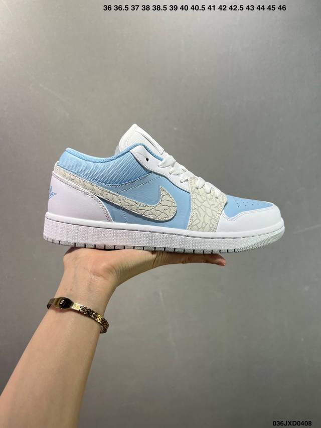 公司级Nike Air Jordan 1 Low Aj1乔1低帮休闲板鞋 同步官方配色 头层皮打造 正确满胶鞋垫 四线拉帮 原厂织唛标 鞋舌高弹海绵填充 官方货