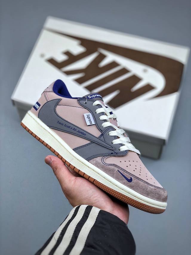 Jordan Air Jordan Low 倒勾，合作融合了Travis Scott 独特的潮流风格，个性的设计风格以及Jordan品牌的经典元素 使其成为一双
