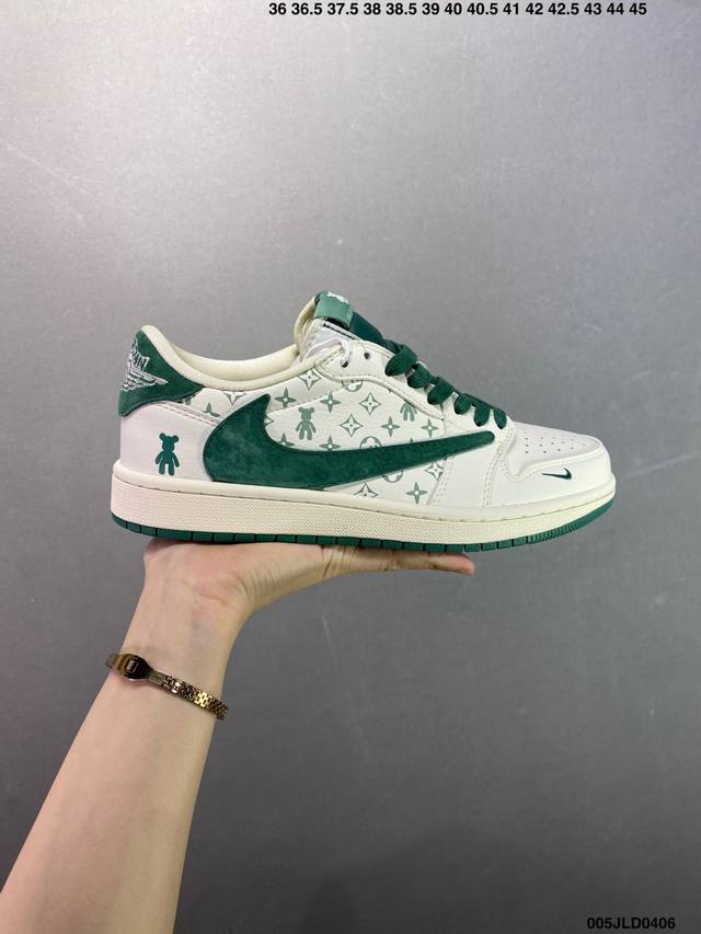 公司级Nike Air Jordan 1 Low 定制配色 定制Aj联名-高端定制 低帮复古文化板鞋 #定制鞋盒 大厂纯原品质出货 超高清洁度 皮料切割干净无任